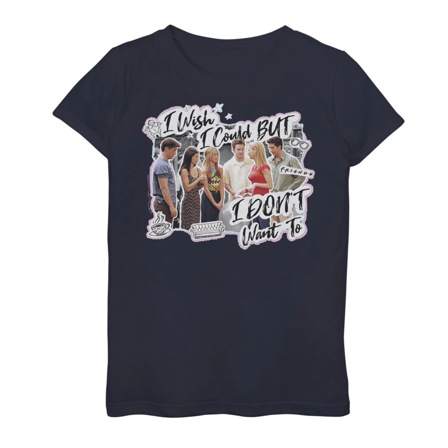 Друзья для девочек 7–16 лет. Я бы хотела, но не хочу футболку с рисунком Licensed Character, синий
Друзья для девочек 7–16 лет. Я бы хотела, но не хочу футболку с рисунком Licensed Character, синий