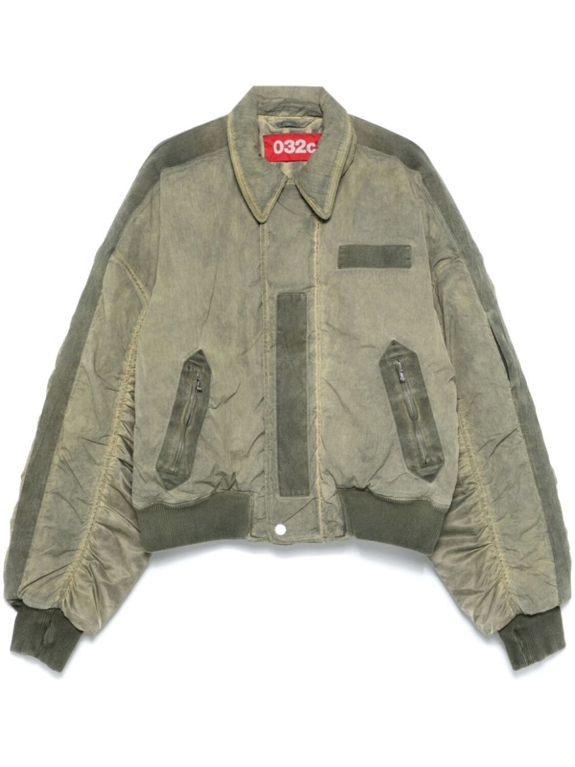 Куртка-бомбер из глины 032c, зеленый
Куртка-бомбер из глины 032c, зеленый