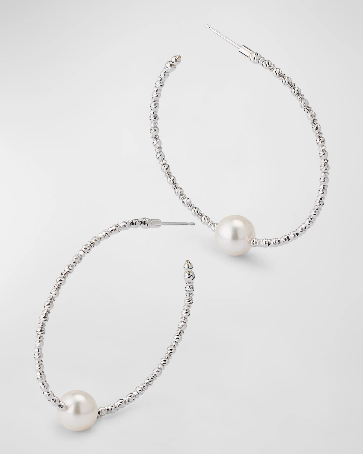 Блестящие серьги-кольца с жемчугом Pearls By Shari
Блестящие серьги-кольца с жемчугом Pearls By Shari