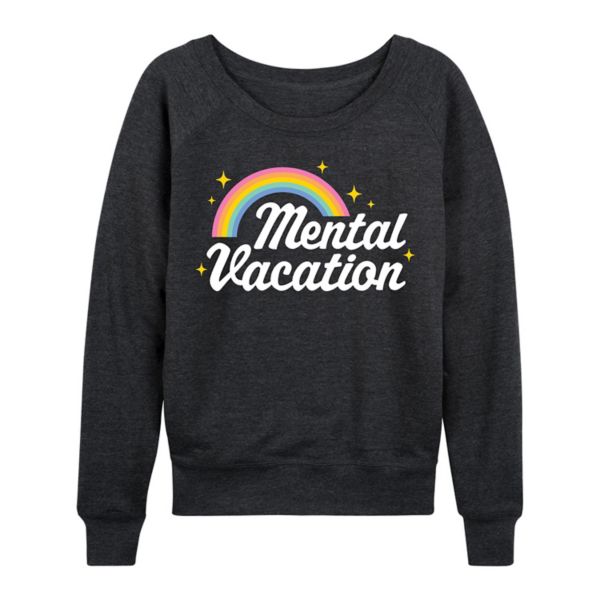 Женская футболка с длинным рукавом Mental Vacation из французского терри Licensed Character, серый
Женская футболка с длинным рукавом Mental Vacation из французского терри Licensed Character, серый