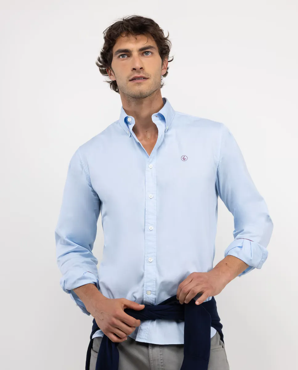 Мужская рубашка Garment Dyed из хлопка El Ganso, небесно-голубой
Мужская рубашка Garment Dyed из хлопка El Ganso, небесно-голубой