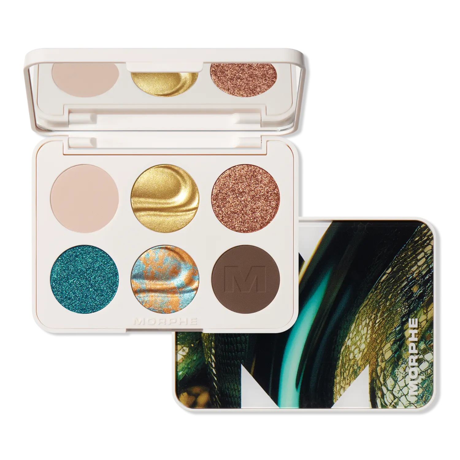 Палитра теней ChromaPlus 6-Pan Eyeshadow Palette Morphe, Python Code
Палитра теней ChromaPlus 6-Pan Eyeshadow Palette Morphe, Python Code