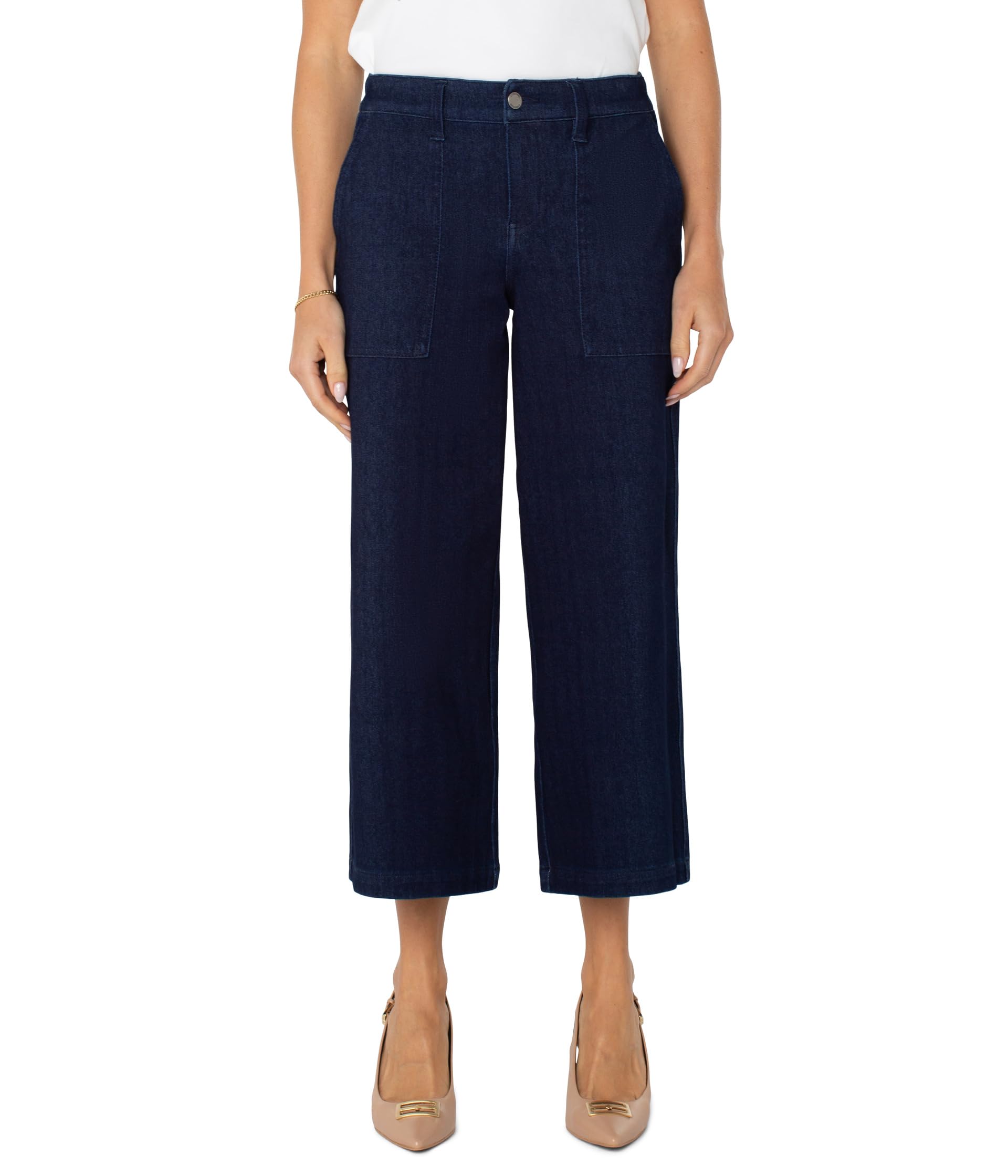 Брюки Liverpool Los Angeles Petite Wide Leg Cargo with Elastic Back Wb, цвет Indigo Rinse
Брюки Liverpool Los Angeles Petite Wide Leg Cargo with Elastic Back Wb, цвет Indigo Rinse