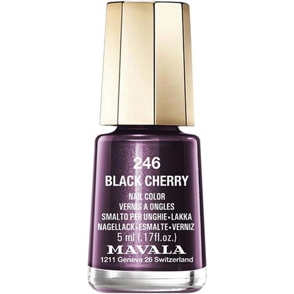 Лак для ногтей, тон 246 «Черная вишня» Mavala
Лак для ногтей, тон 246 «Черная вишня» Mavala