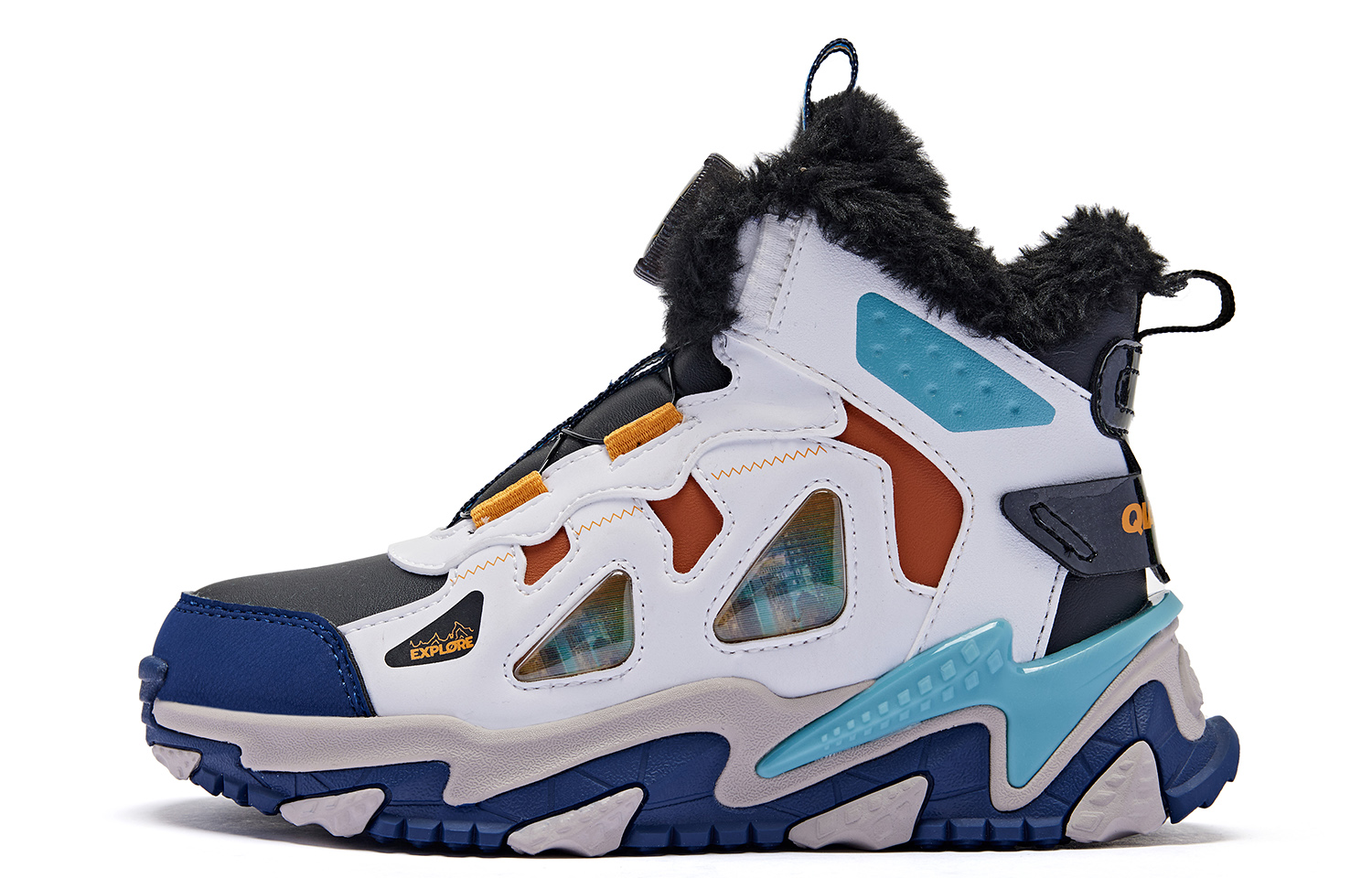 QIAODAN Нескользящие износостойкие высокие мягкие кроссовки, спокойный синий/прозрачный синий, для детей 3–7 лет
QIAODAN Нескользящие износостойкие высокие мягкие кроссовки, спокойный синий/прозрачный синий, для детей 3–7 лет