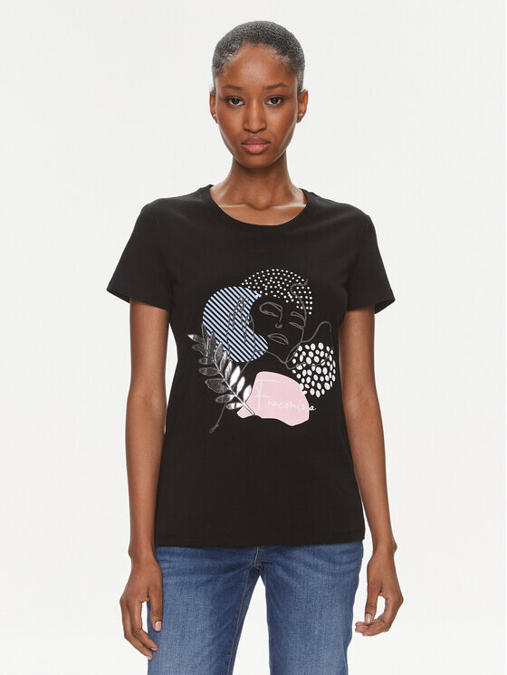 Футболка стандартного кроя Fracomina, черный
Футболка стандартного кроя Fracomina, черный