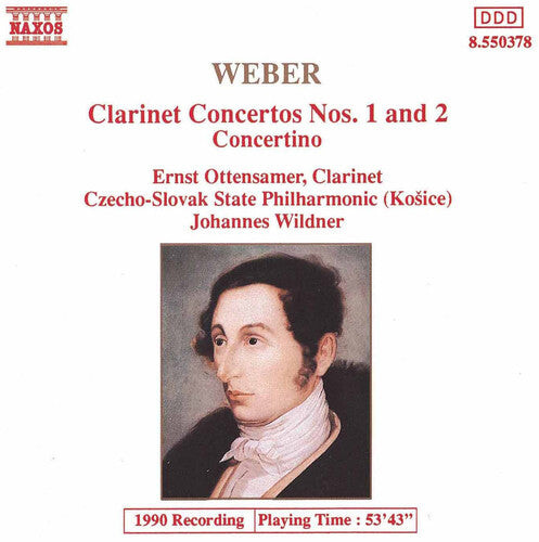 CD диск Weber / Wildner / Cssr State Philharmonic: Clarinet Concerti 1 & 2 / Concertino
CD диск Weber / Wildner / Cssr State Philharmonic: Clarinet Concerti 1 & 2 / Concertino