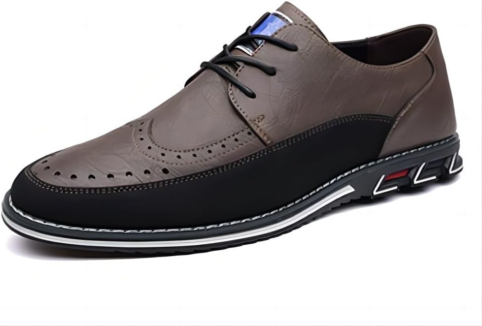 Мужские повседневные оксфорды для бизнеса, модные кожаные туфли, комфортные для ходьбы, классические, с регулируемой посадкой Asifn, хаки
Мужские повседневные оксфорды для бизнеса, модные кожаные туфли, комфортные для ходьбы, классические, с регулируемой посадкой Asifn, хаки