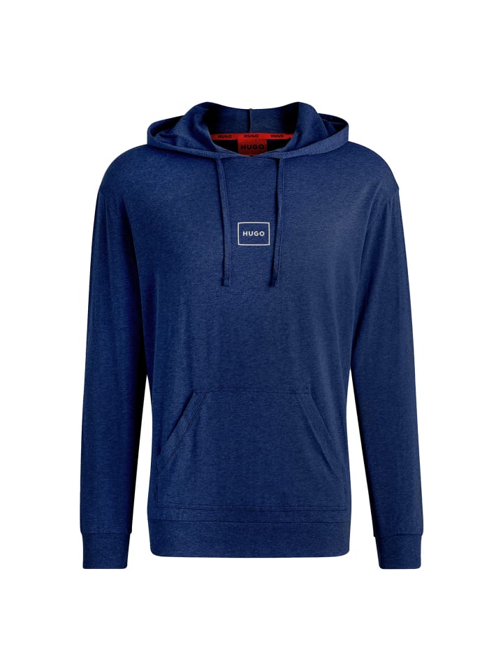 Темно-синяя толстовка с капюшоном HUGO
Темно-синяя толстовка с капюшоном HUGO