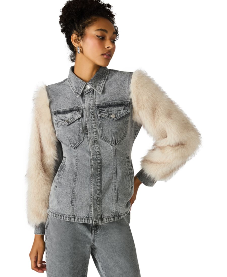 Женская куртка-парка с воротником Steve Madden, Fog
Женская куртка-парка с воротником Steve Madden, Fog