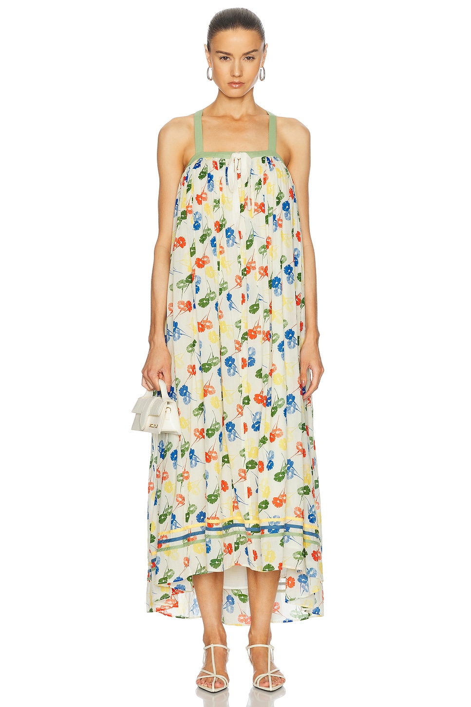 Платье с цветочным принтом Flower Stamp Bode, White Multi
Платье с цветочным принтом Flower Stamp Bode, White Multi