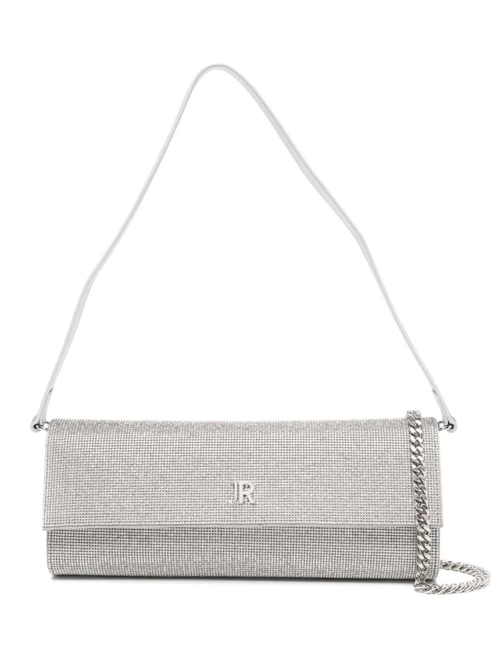 Клатч со стразами John Richmond, серебряный
Клатч со стразами John Richmond, серебряный