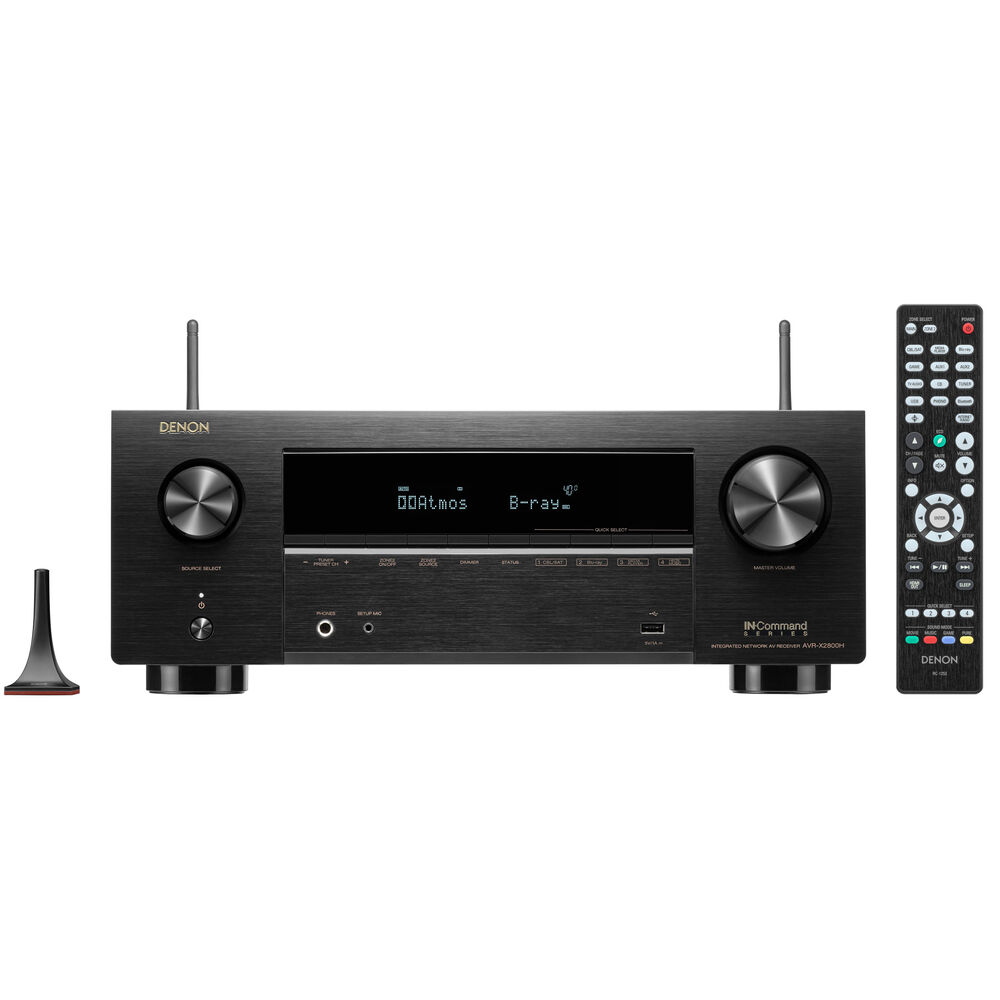 Denon AVR-X2800H 7.2-канальный сетевой A/V-ресивер
Denon AVR-X2800H 7.2-канальный сетевой A/V-ресивер