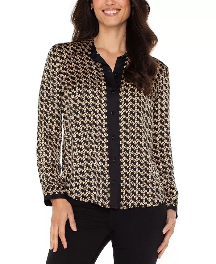 Миниатюрная атласная рубашка с принтом Liverpool Los Angeles, черный
Миниатюрная атласная рубашка с принтом Liverpool Los Angeles, черный