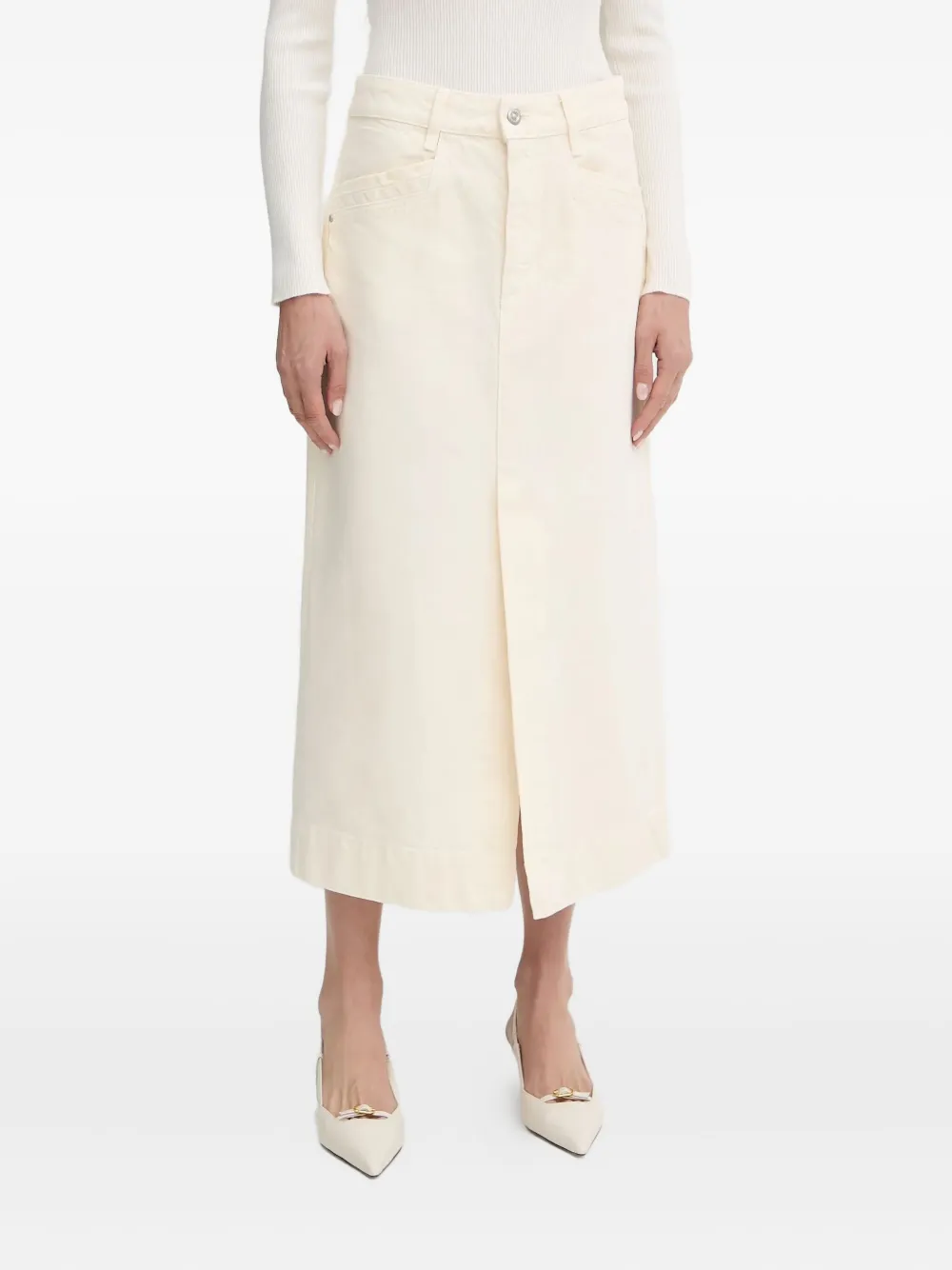 Джинсовая юбка миди с разрезом BOSS, нейтральный
Джинсовая юбка миди с разрезом BOSS, нейтральный