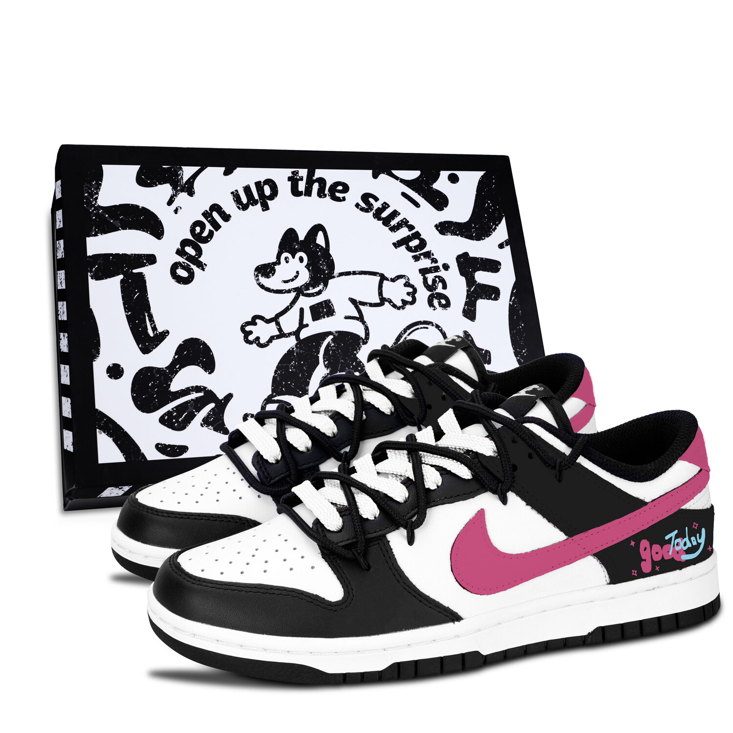 Nike Dunk Black Leather Slip Resistant Abrasion Resistant Low top детские скейтбординг кроссовки Pink Unisex
Nike Dunk Black Leather Slip Resistant Abrasion Resistant Low top детские скейтбординг кроссовки Pink Unisex
