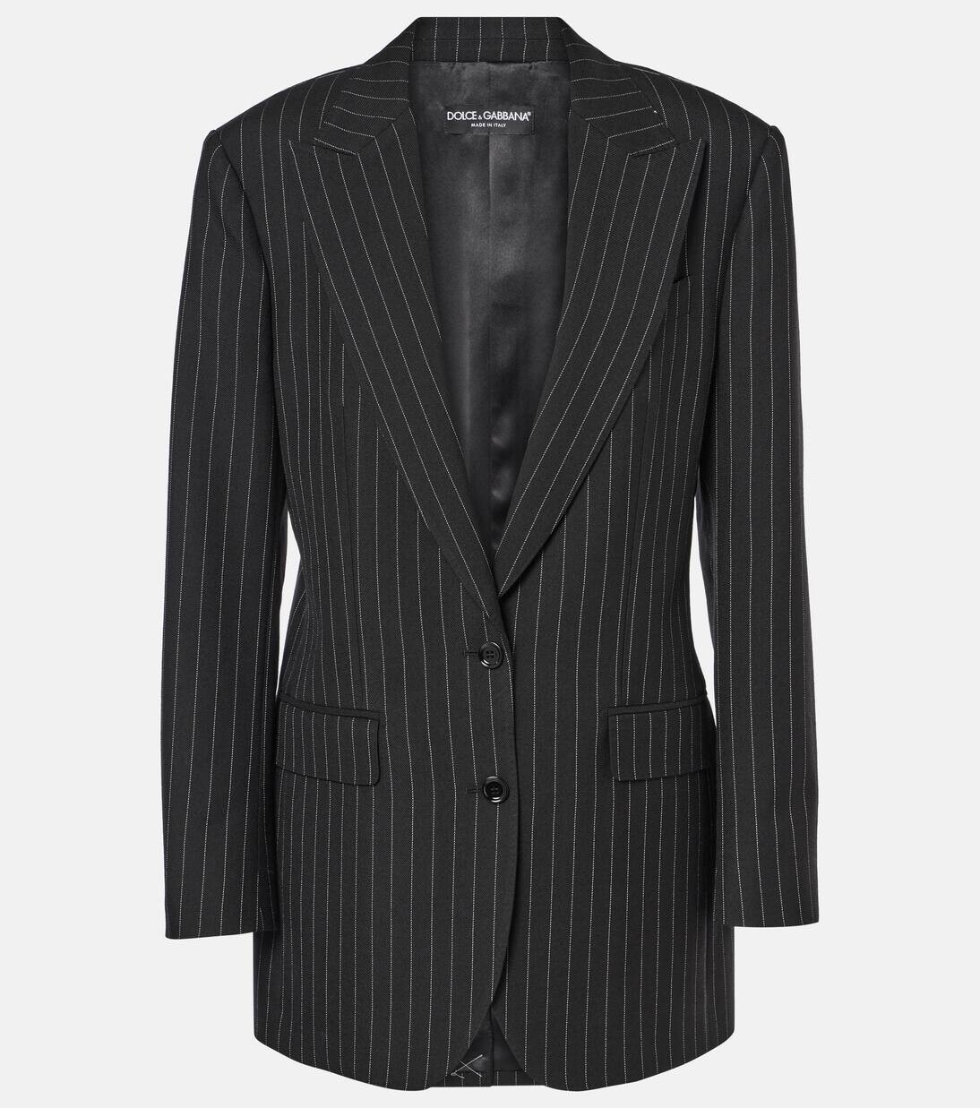 Пиджак из натуральной шерсти в тонкую полоску Dolce&Gabbana, цвет rigato
Пиджак из натуральной шерсти в тонкую полоску Dolce&Gabbana, цвет rigato