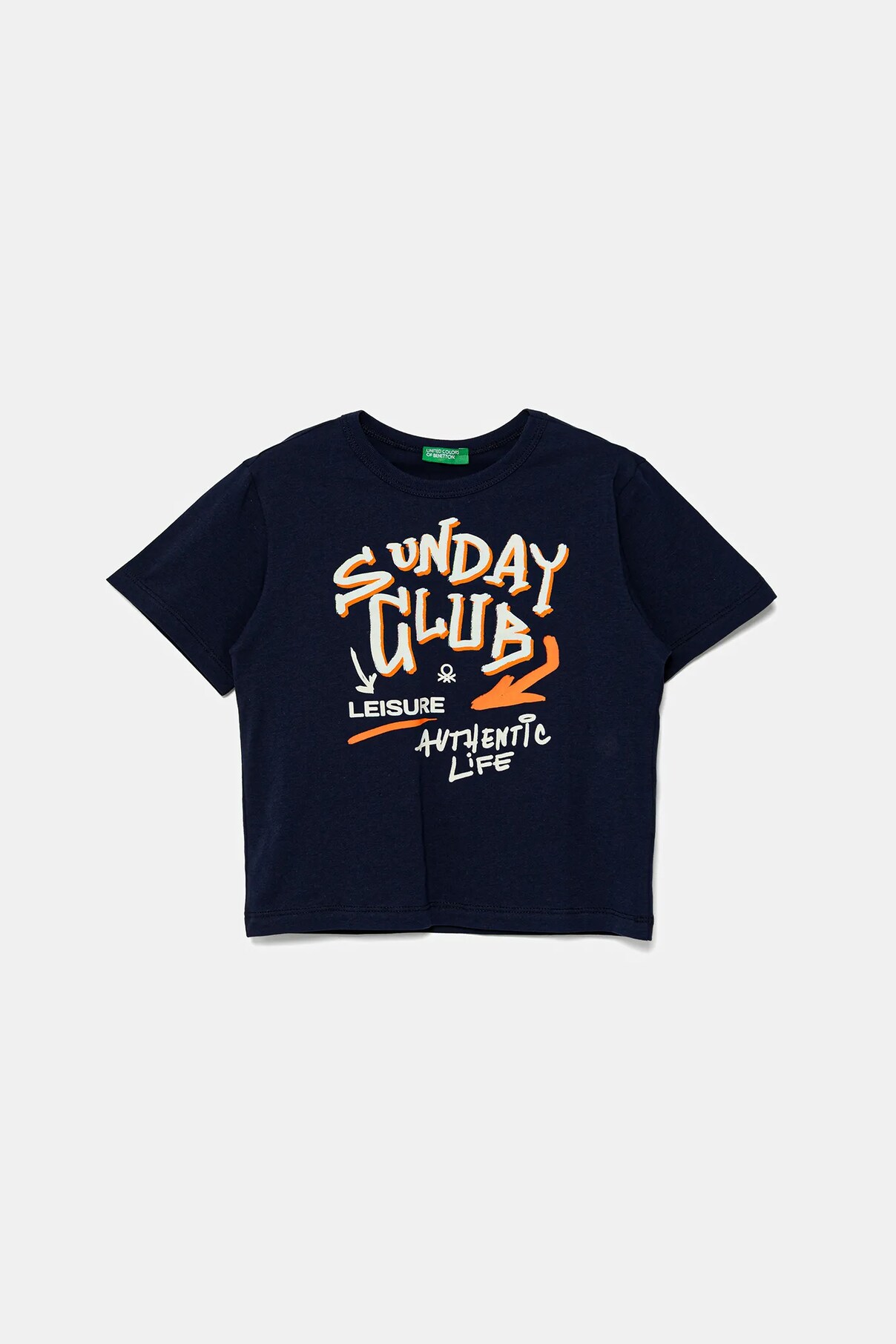 Футболка из хлопка для детей United Colors Of Benetton, темно-синий
Футболка из хлопка для детей United Colors Of Benetton, темно-синий