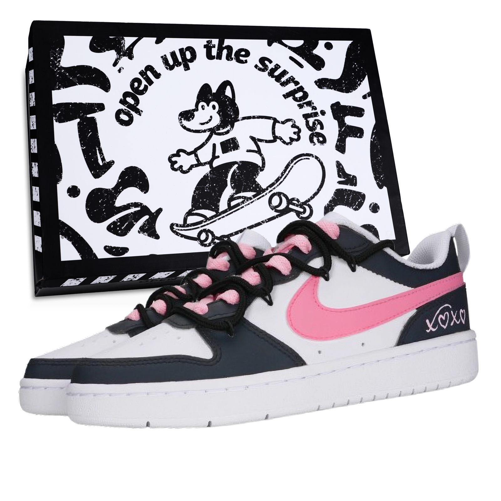 Детские кроссовки для скейтбординга Court Borough Low 2 с противоскользящей подошвой и износостойкими подошвами для подростков Nike, черный
Детские кроссовки для скейтбординга Court Borough Low 2 с противоскользящей подошвой и износостойкими подошвами для подростков Nike, черный