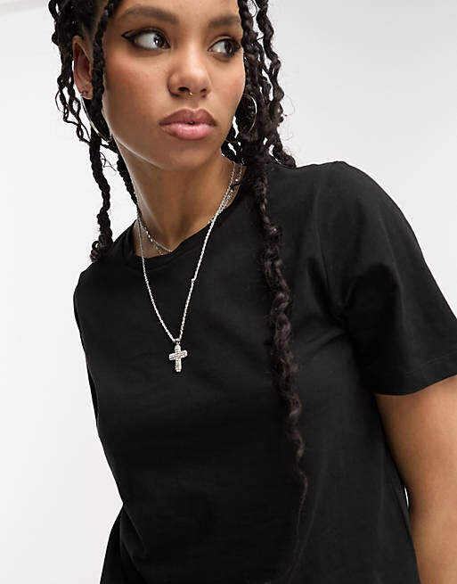 Черная футболка с круглым вырезом Only, Черный, Черная футболка с круглым вырезом Only 
Черная футболка с круглым вырезом Only, Черный, Черная футболка с круглым вырезом Only