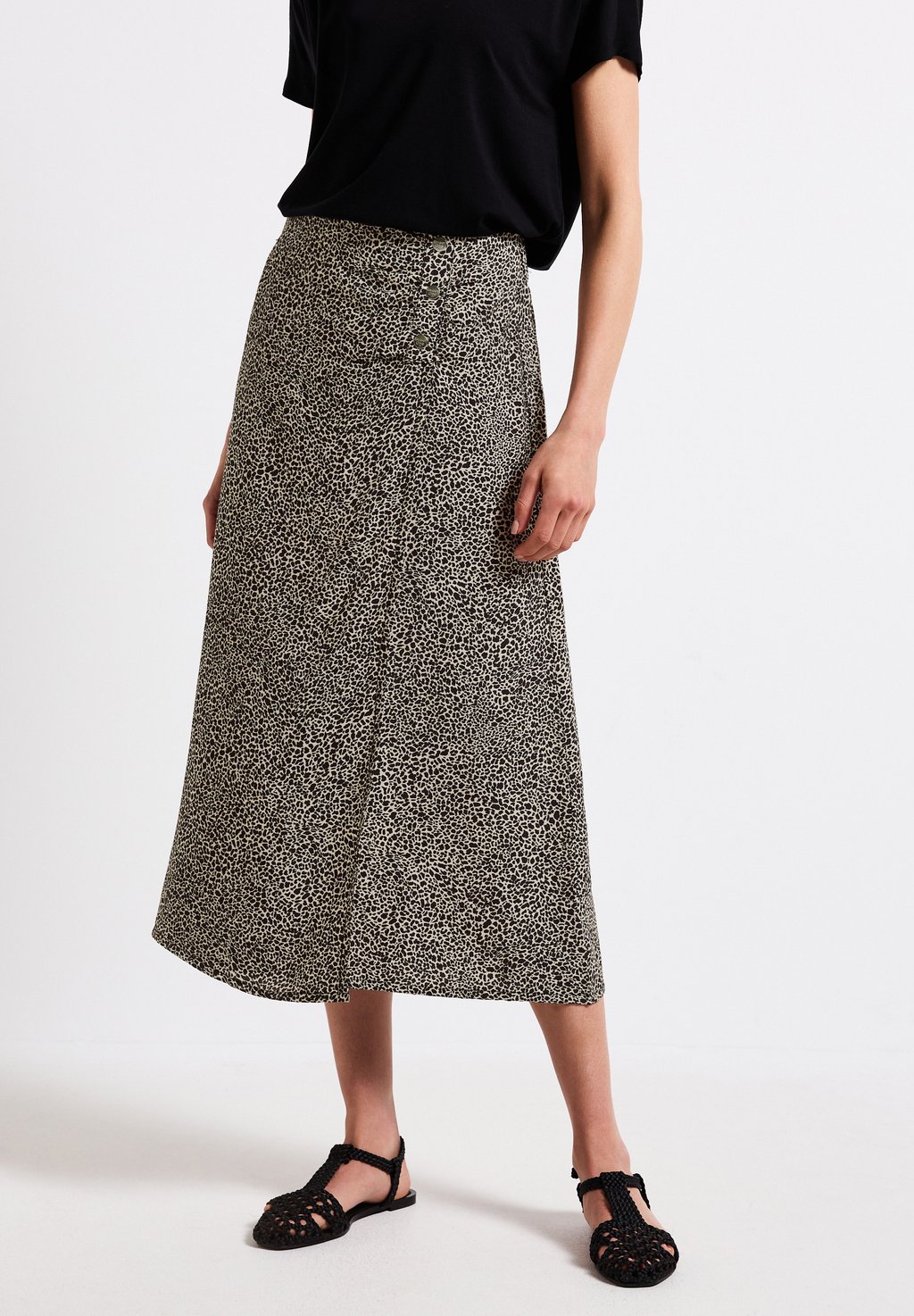 Юбка А-силуэта LEO IN WICKEL OPTIK Street One, серый
Юбка А-силуэта LEO IN WICKEL OPTIK Street One, серый