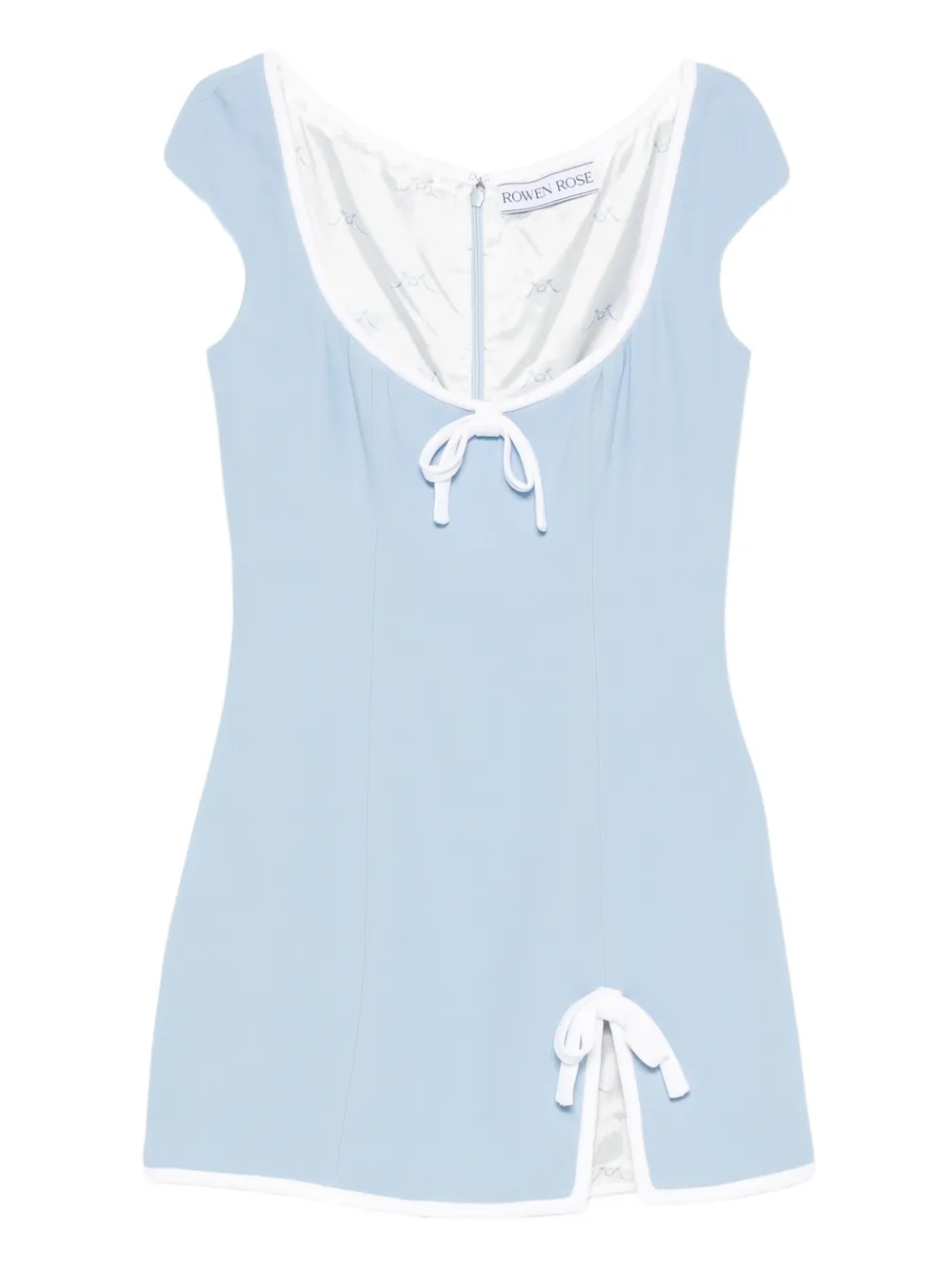 Платье мини с бантом Rowen Rose, синий
Платье мини с бантом Rowen Rose, синий