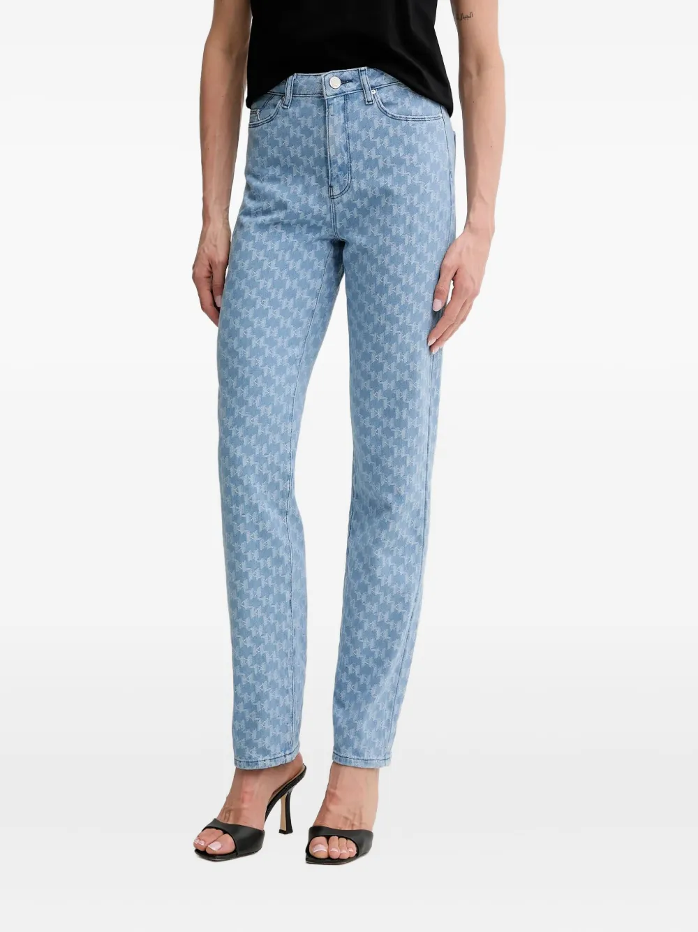 Джинсы с монограммой KARL LAGERFELD, синий
Джинсы с монограммой KARL LAGERFELD, синий