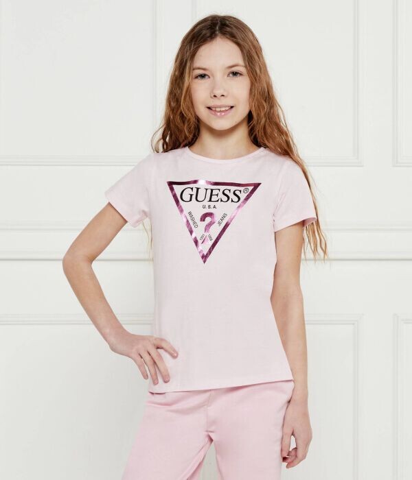 Футболка детская Guess Regular Fit, розовый / фиолетовый
Футболка детская Guess Regular Fit, розовый / фиолетовый