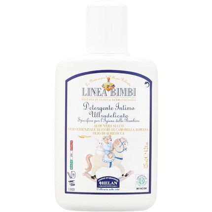 Helan Linea Bimbi Bio Средство для интимной гигиены для девочек с эфирными маслами алоэ вера, абрикоса и ромашки, 125 мл
Helan Linea Bimbi Bio Средство для интимной гигиены для девочек с эфирными маслами алоэ вера, абрикоса и ромашки, 125 мл