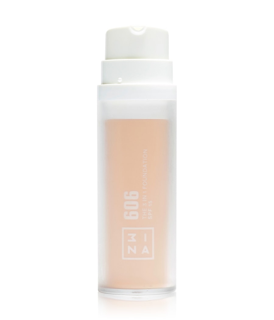 Жидкая основа 3INA The 3 in 1 Foundation SPF 15, Nr. 606 - Ultra light yellow, 30 ml
Жидкая основа 3INA The 3 in 1 Foundation SPF 15, Nr. 606 - Ultra light yellow, 30 ml