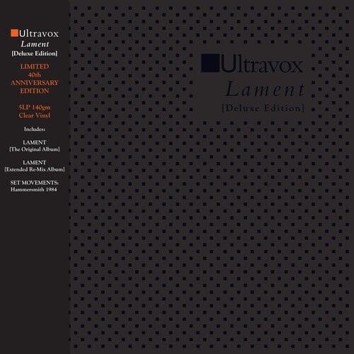 Виниловая пластинка Ultravox - Lament (Deluxe Edition): Limited 40Th Anniversary
Виниловая пластинка Ultravox - Lament (Deluxe Edition): Limited 40Th Anniversary