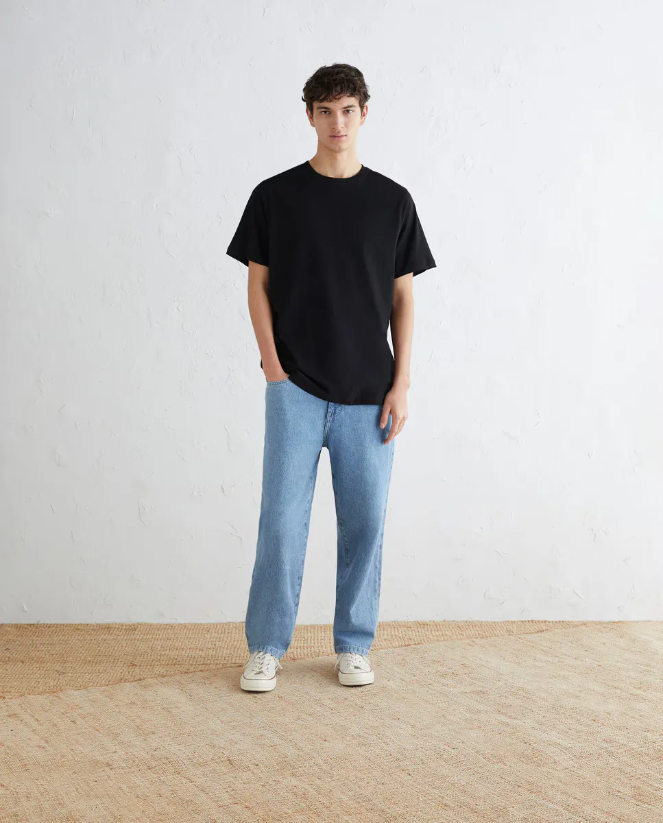 Мужская черная хлопковая футболка BCI с короткими рукавами Green Coast, черный
Мужская черная хлопковая футболка BCI с короткими рукавами Green Coast, черный