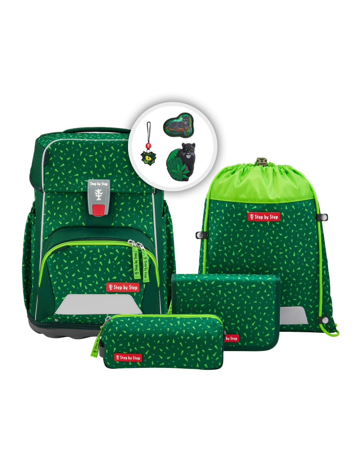 Step by Step Базовый школьный рюкзак из 4 предметов в зеленом цвете с графическим рисунком
Step by Step Базовый школьный рюкзак из 4 предметов в зеленом цвете с графическим рисунком