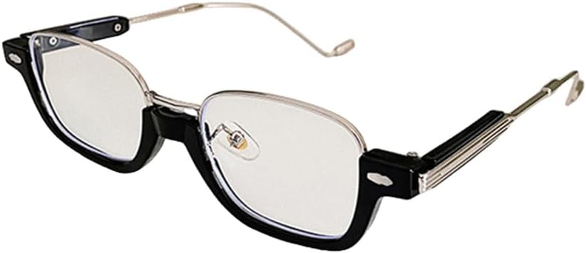 Модные прямоугольные полуметаллические солнцезащитные очки для женщин в винтажном стиле с прозрачными линзами, оправа для мужских очков с защитой от УФ-излучения UV400 TKKTLLT, Black Silver
Модные прямоугольные полуметаллические солнцезащитные очки для женщин в винтажном стиле с прозрачными линзами, оправа для мужских очков с защитой от УФ-излучения UV400 TKKTLLT, Black Silver