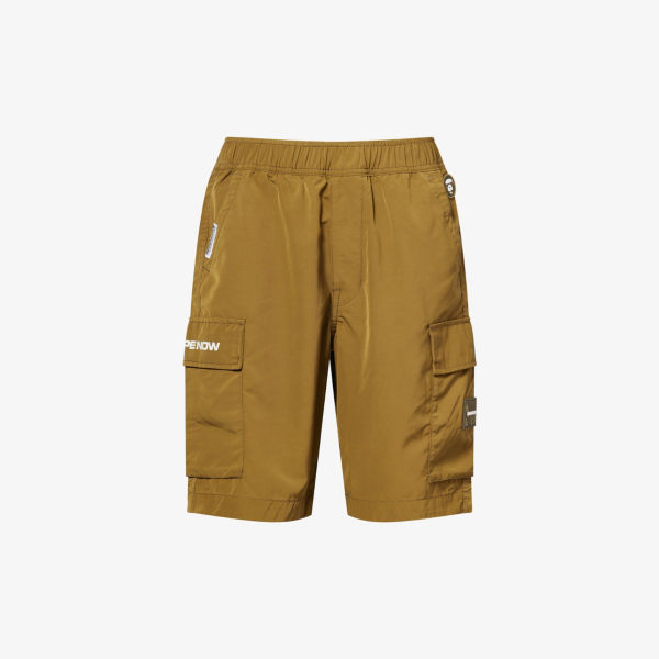 Шорты Aape Cargo с нашивкой, зеленый 
Шорты Aape Cargo с нашивкой, зеленый