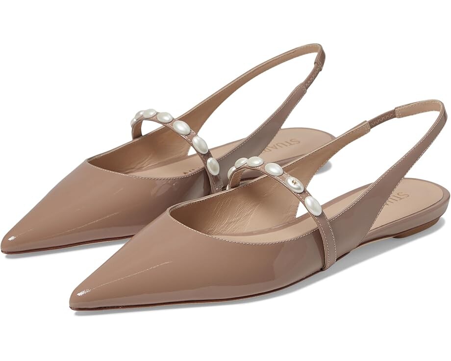 Туфли на плоской подошве Stuart Weitzman Emlia Pearlita Slingback Flat, цвет Fawn
Туфли на плоской подошве Stuart Weitzman Emlia Pearlita Slingback Flat, цвет Fawn