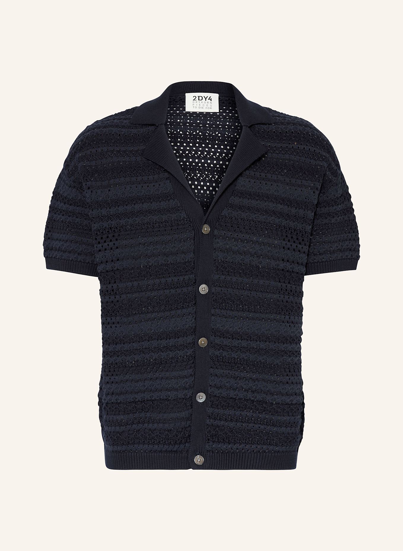 Трикотажная рубашка для отдыха, комфортный крой Drykorn, синий
Трикотажная рубашка для отдыха, комфортный крой Drykorn, синий