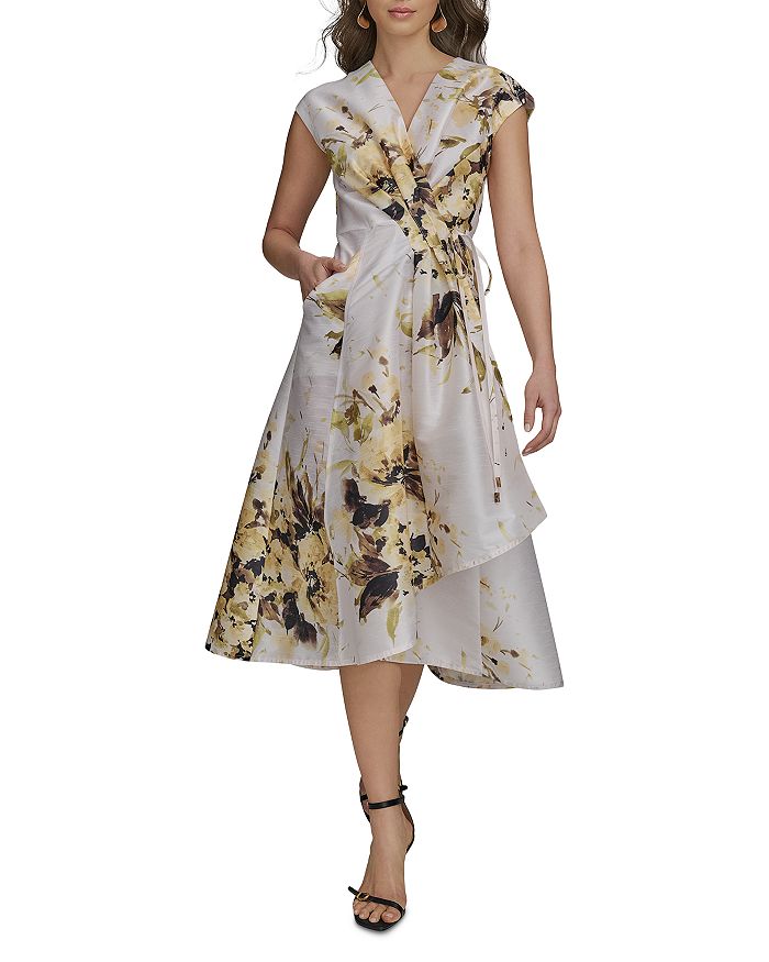 Фальшивое платье-обертка Donna Karan, мультиколор
Фальшивое платье-обертка Donna Karan, мультиколор