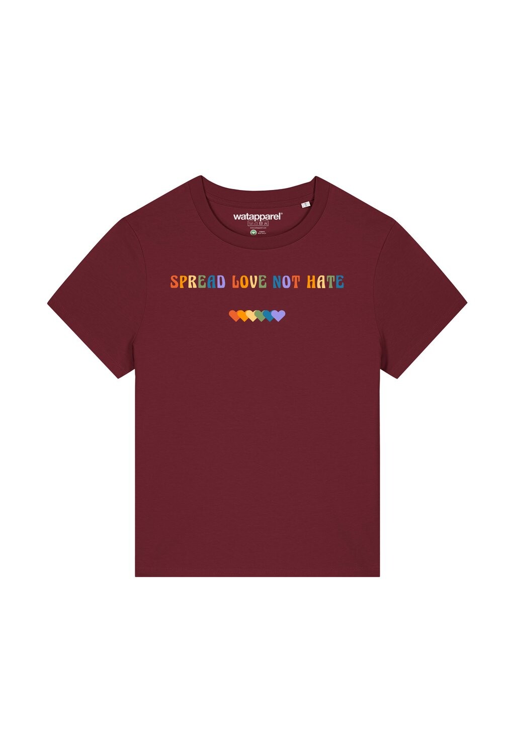 Футболка с принтом SPREAD LOVE NOT HATE watapparel, темно-красный
Футболка с принтом SPREAD LOVE NOT HATE watapparel, темно-красный