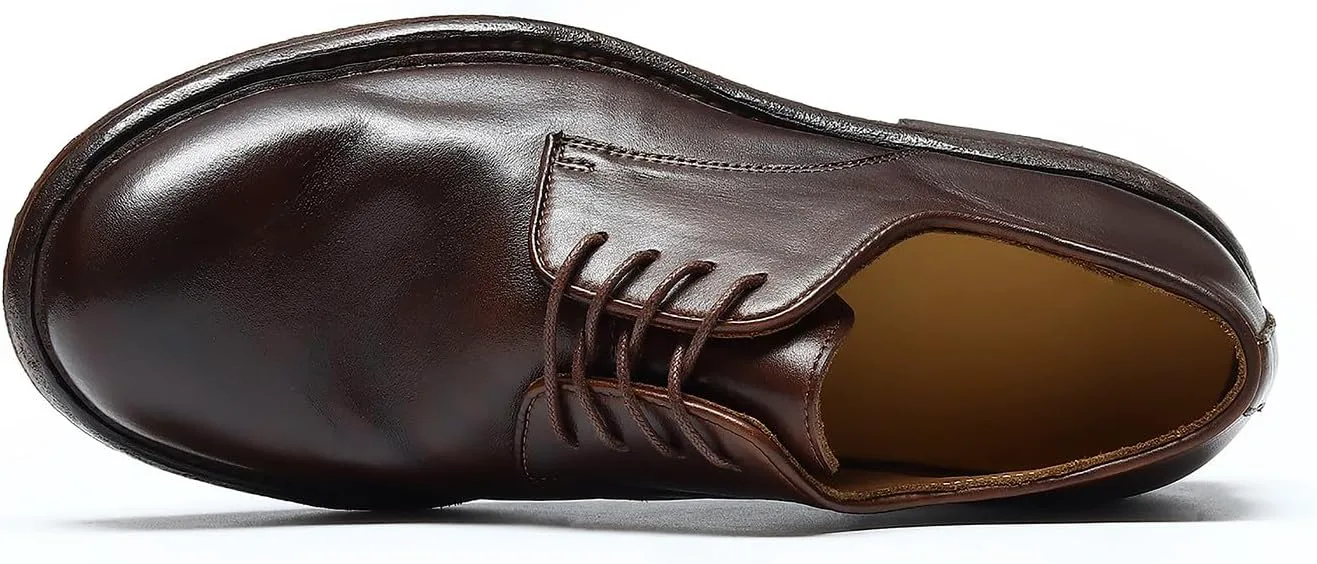 Мужские оксфорды Santimon, формальная обувь из натуральной кожи, дерби ручной работы с прошивкой Goodyear, модные деловые, повседневные, для смокинга, свадьбы и выпускного для мужчин, коричневый
Мужские оксфорды Santimon, формальная обувь из натуральной кожи, дерби ручной работы с прошивкой Goodyear, модные деловые, повседневные, для смокинга, свадьбы и выпускного для мужчин, коричневый