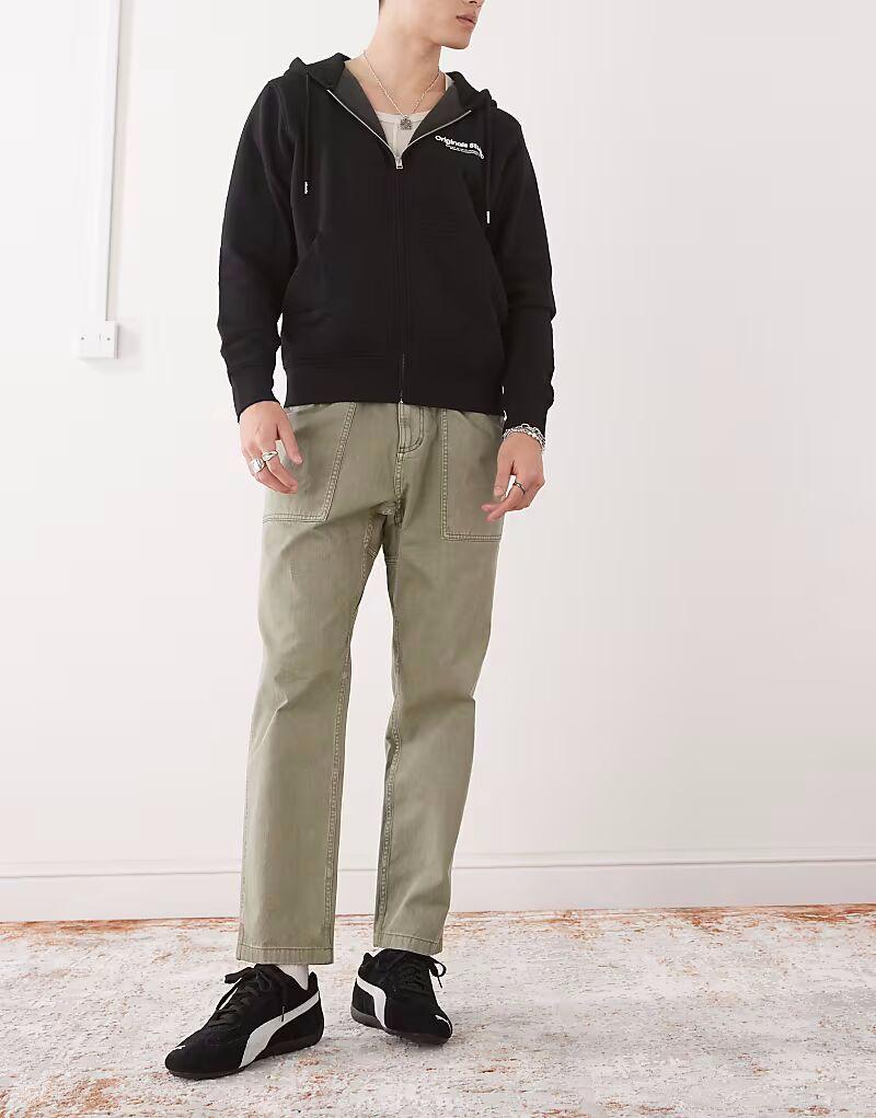 Gramicci свободные зауженные брюки с ребристым узором зеленого цвета
Gramicci свободные зауженные брюки с ребристым узором зеленого цвета