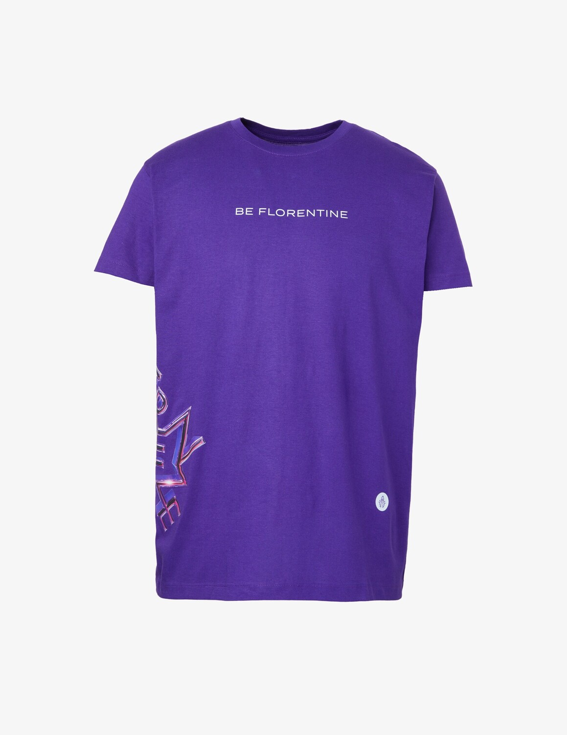 Футболка с боковым логотипом Be Florentine Rinascente, цвет Viola 
Футболка с боковым логотипом Be Florentine Rinascente, цвет Viola