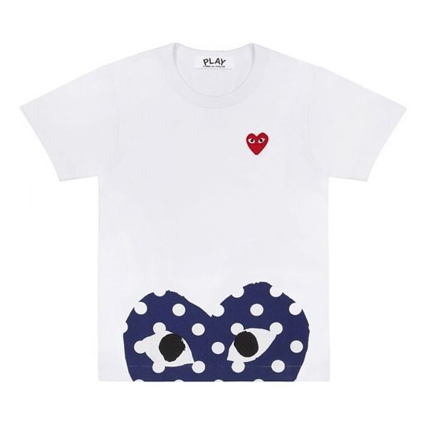 Футболка blue polka dots pattern short sleeve white Comme Des Garcons Play, белый
Футболка blue polka dots pattern short sleeve white Comme Des Garcons Play, белый