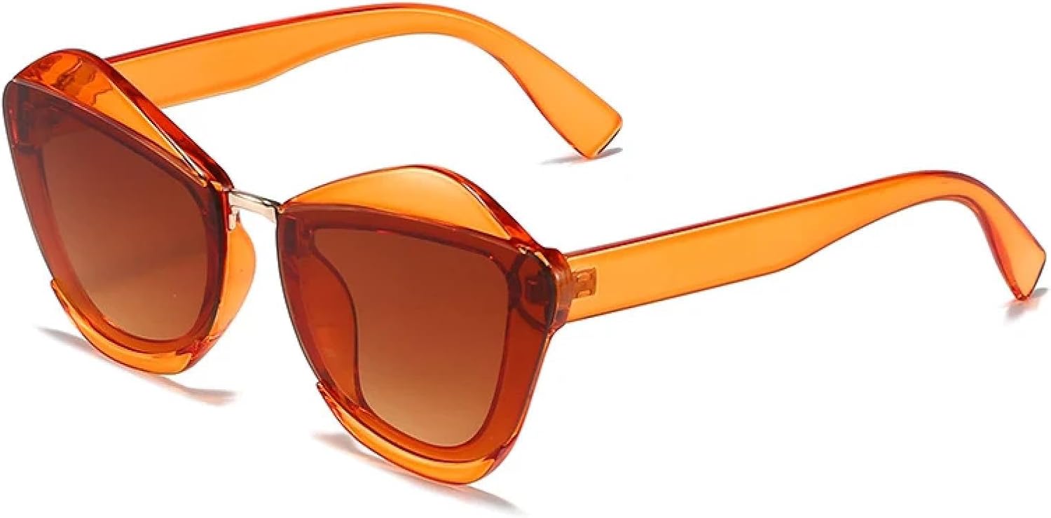 Модные ретро-солнцезащитные очки «кошачий глаз» для женщин и мужчин, трендовые роскошные солнцезащитные очки для путешествий и вождения, защита от УФ-излучения UV400 TKKTLLT, Orange Gradient Tea
Модные ретро-солнцезащитные очки «кошачий глаз» для женщин и мужчин, трендовые роскошные солнцезащитные очки для путешествий и вождения, защита от УФ-излучения UV400 TKKTLLT, Orange Gradient Tea