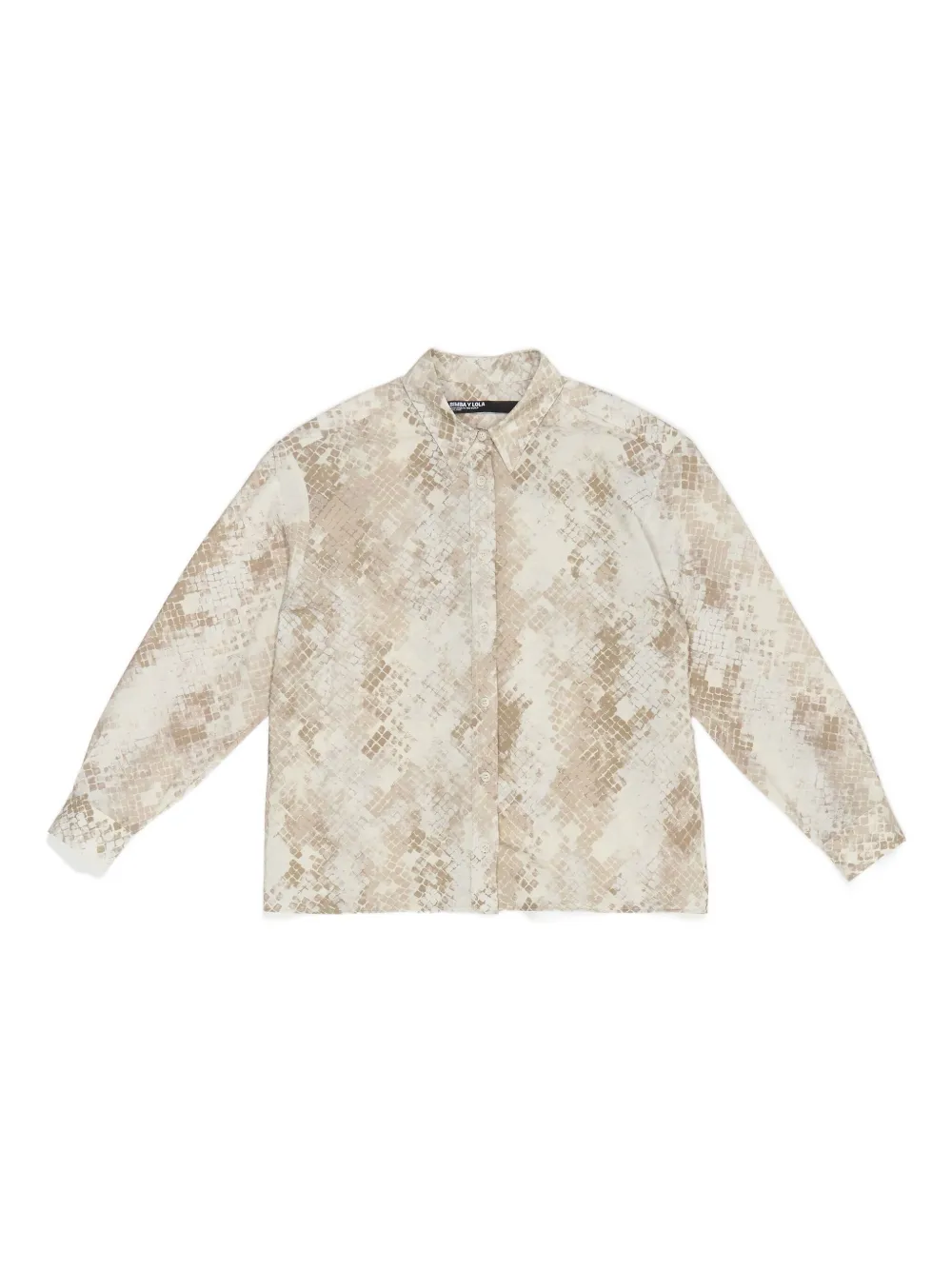 Рубашка со змеиным принтом Bimba Y Lola, нейтральный
Рубашка со змеиным принтом Bimba Y Lola, нейтральный
