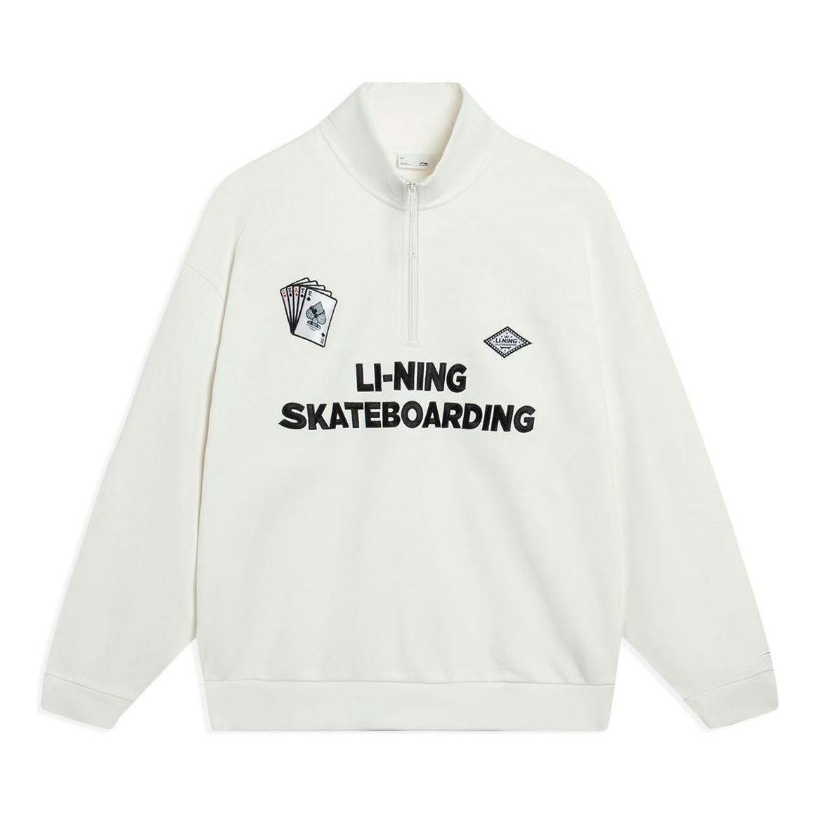 Спортивная толстовка Li-Ning Skateboarding Graphic Half Zip Sweatshirt 'Creamy White' AWDT225-2, белый
Спортивная толстовка Li-Ning Skateboarding Graphic Half Zip Sweatshirt 'Creamy White' AWDT225-2, белый