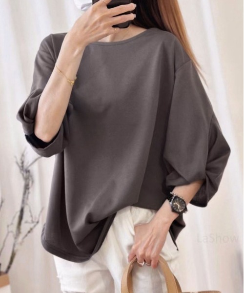 Футболка с дизайнерским рукавом BLANC FICELLE, серый
Футболка с дизайнерским рукавом BLANC FICELLE, серый