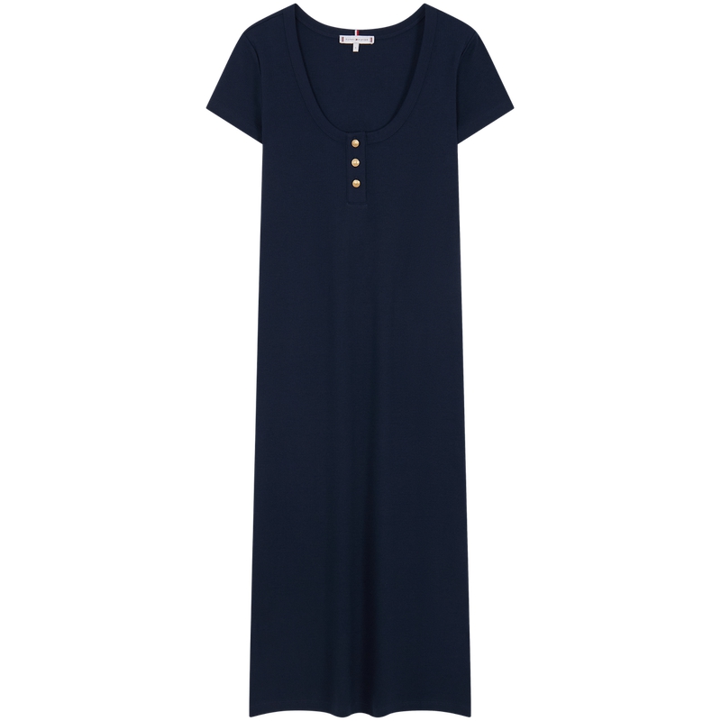 Хлопковое платье миди Tommy Hilfiger, синий
Хлопковое платье миди Tommy Hilfiger, синий