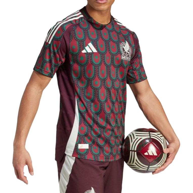 Подлинная домашняя майка сборной Мексики 2024 года Adidas, темно-красный
Подлинная домашняя майка сборной Мексики 2024 года Adidas, темно-красный