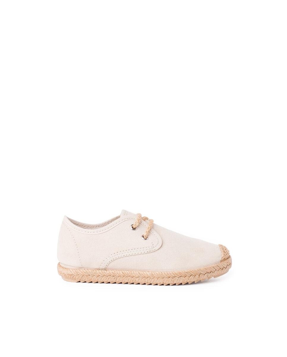 Туфли для мальчика на шнуровке на джутовой подошве Pisamonas, бежевый
Туфли для мальчика на шнуровке на джутовой подошве Pisamonas, бежевый